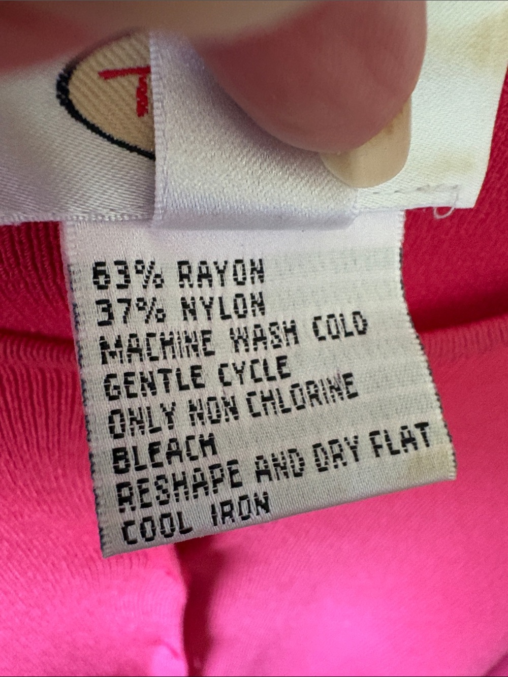 Talbots Bright Pink Button-Front Cardigan - Picture 6 of 8